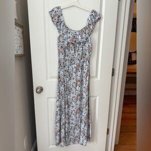 Floral Print Maxi Dress